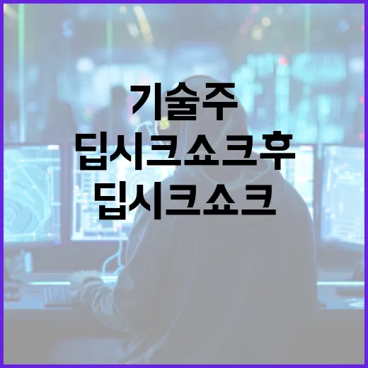 딥시크 쇼크 후 기술주 반등 투자자 주목!