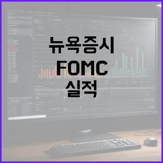 “뉴욕증시 FOMC 결과 실적 경계로 혼조 출발”