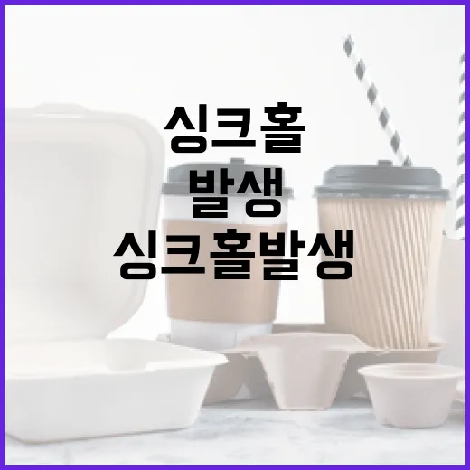 싱크홀 발생…도로 위 대재앙의 시작?