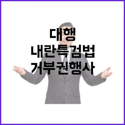 최 대행 내란특검법 또 거부권 행사 소식!