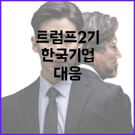 트럼프 2기 한국 기업들 대응 방안은?