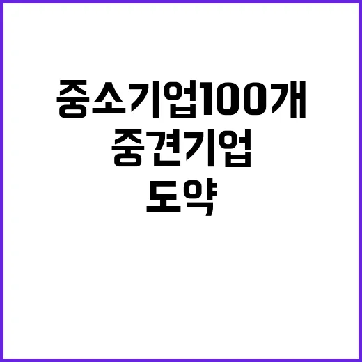 중소기업 100개 …