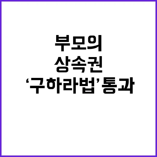 ‘구하라법’ 통과 …