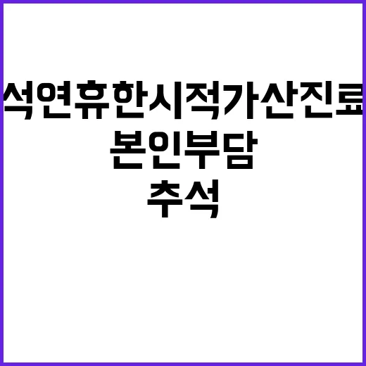 추석연휴 한시적 가…