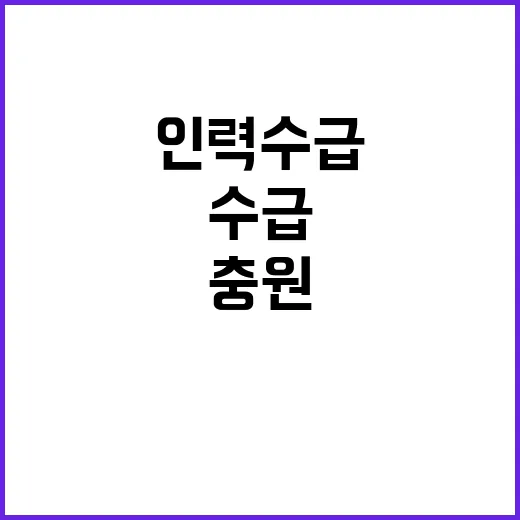 인력수급 위원회 의…