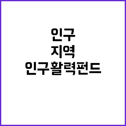 ‘인구활력펀드’ 지…