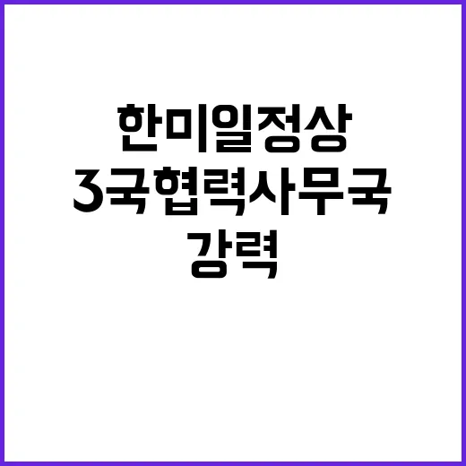 ‘3국 협력사무국’…