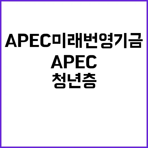 ‘APEC 미래번영…