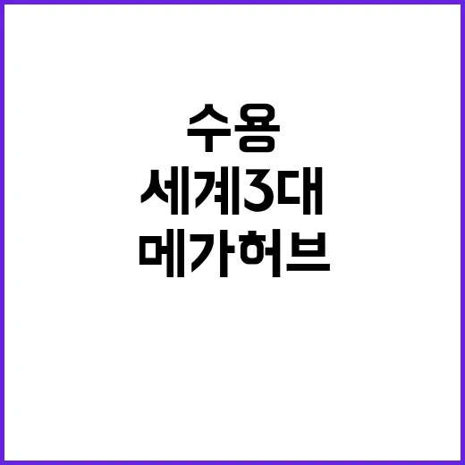 ‘세계 3대 메가허브’ 인천공항 수용 능력 1억 600만명!