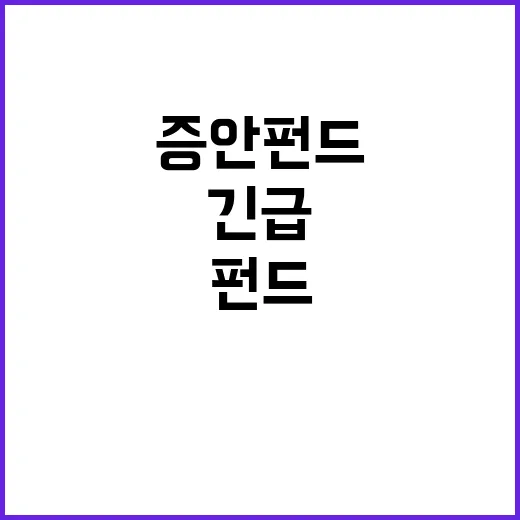 증안펀드 정부의 긴급 시정안정조치 클릭해야 할 이유!