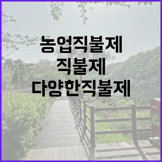 농업직불제 “다양한 직불제 포괄한 개념” 공개!