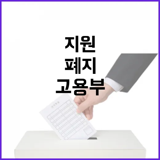 고용부 육아휴직 중기 지원 폐지 여부 공식 발표!