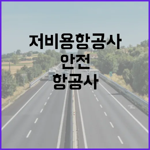 안전수준 미달 저비용항공사 강력 제재 소식!