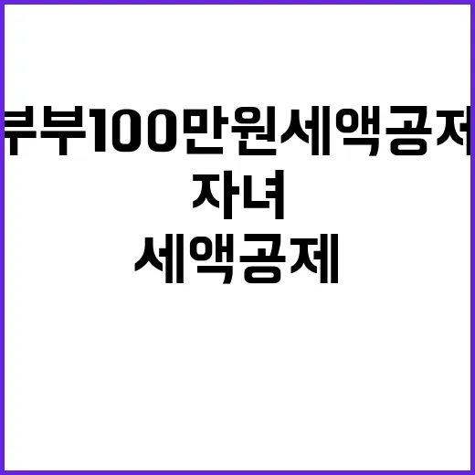 [2024 세법] 결혼 부부 100만 원 세액공제, 자녀 10만 원 인상