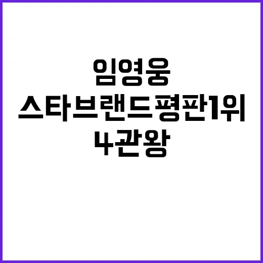 임영웅, 스타 브랜…