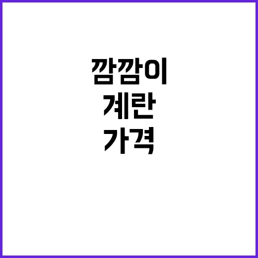 계란 가격 폐지 깜깜이 거래 종말 시작