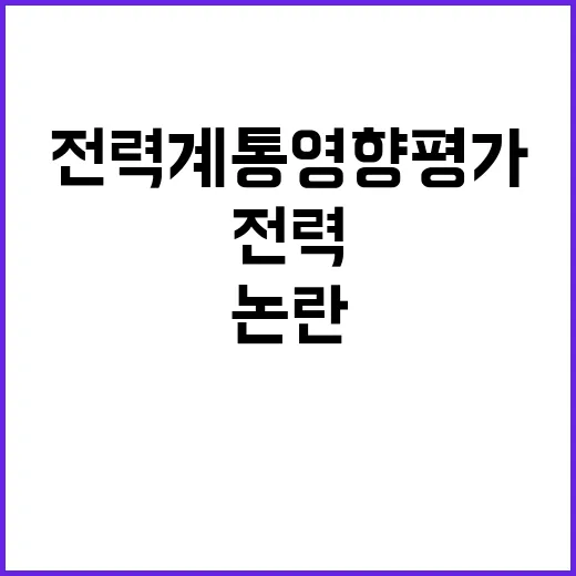 전력계통영향평가 민…