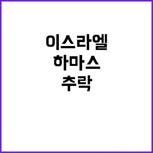 하마스 로켓 발사 …