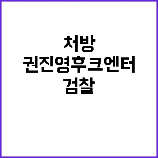 검찰 항소 권진영 …