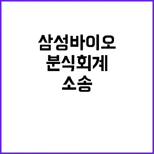 삼성바이오 승소 80억 분식회계 소송 대반전!