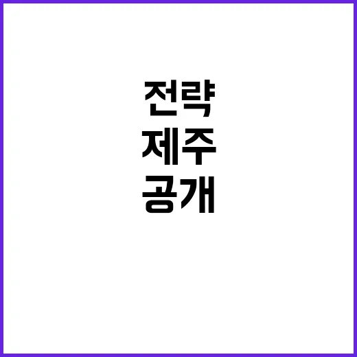 제주 당근 가뭄 극복 전략 공개