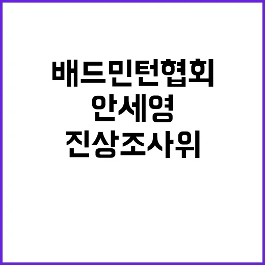 안세영 이야기 배드…