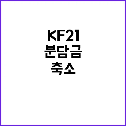 KF21 인니 분담…