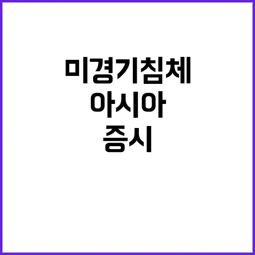 미 경기침체 소멸? 아시아 증시 활짝!