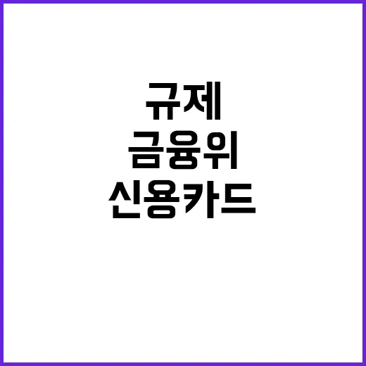 금융위 신용카드 규…