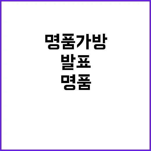 명품가방 도이치질문…