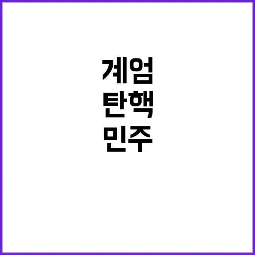 민주 비난 독재 탄…