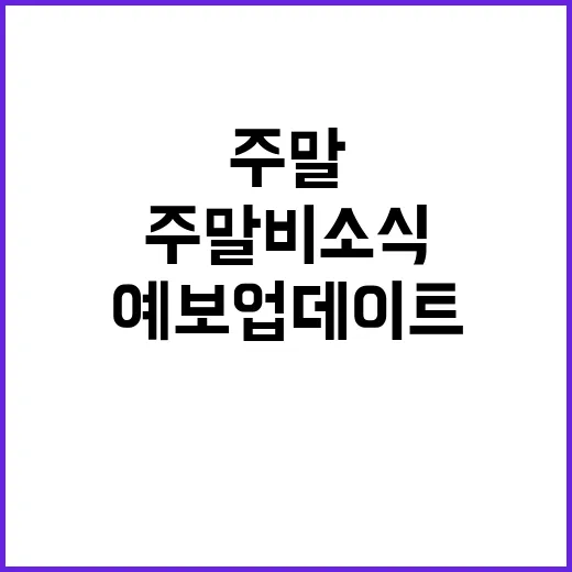 폭염 지속 주말 비…