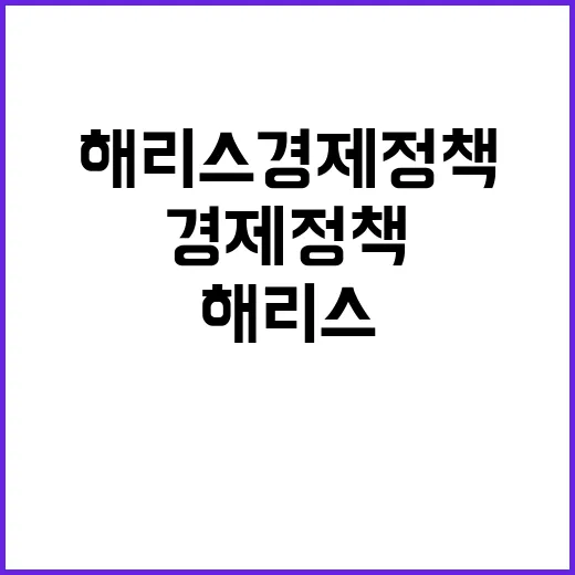 법인세 인상 중산층 감세 해리스 경제정책 발표