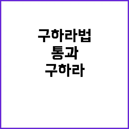 구하라법 통과 가족…