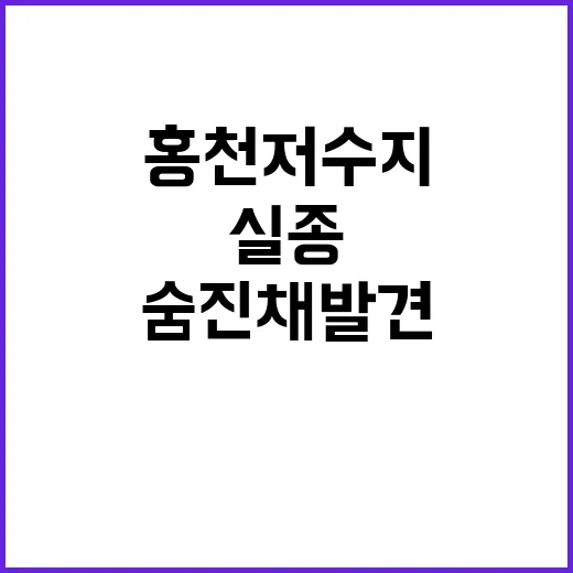 홍천 저수지 형제 …