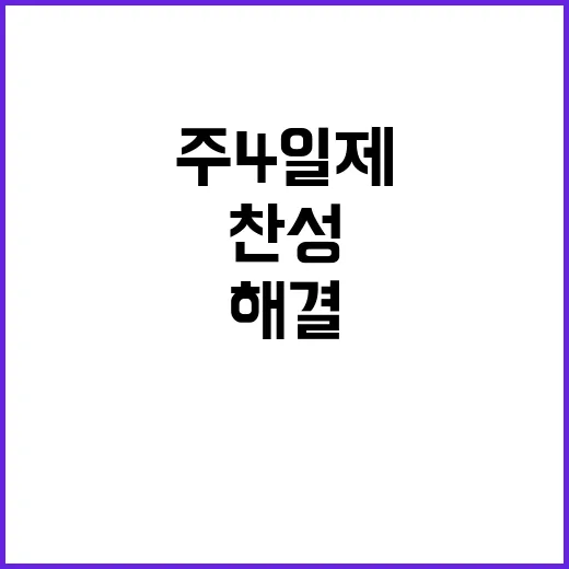 주4일제 직장인 찬성 저출생·경제 해결?