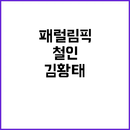 파리패럴림픽 철인 …