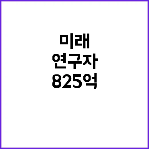 미래 연구자 825…