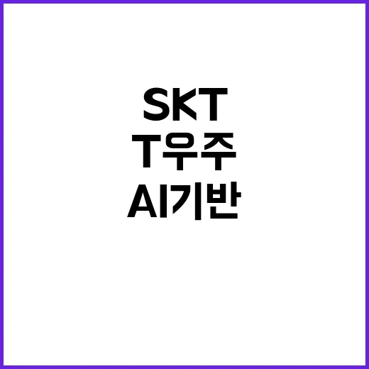 SKT AI 기반 T 우주 서비스 대변신!