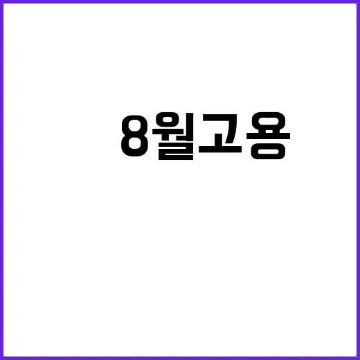 美 8월 고용 하락 원인과 영향