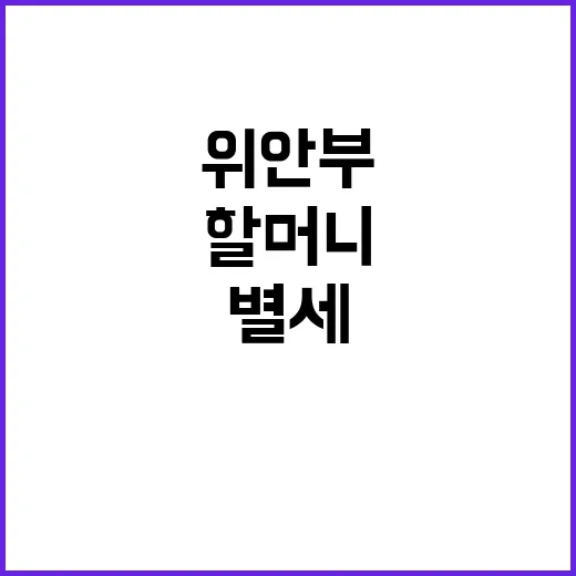 위안부 할머니 별세 생존자 단 8명!