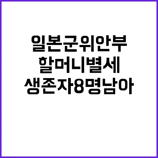 일본군 위안부 할머…