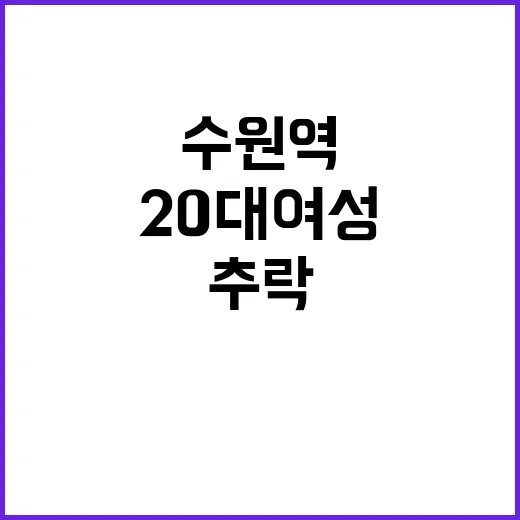 수원역 추락 사건 …