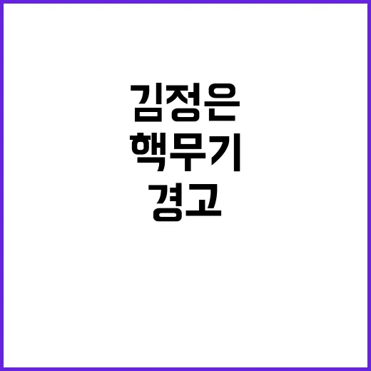 핵무기 증가 김정은…