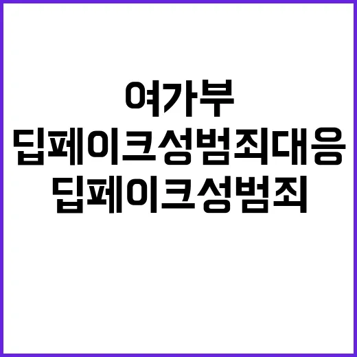 딥페이크 성범죄 대…