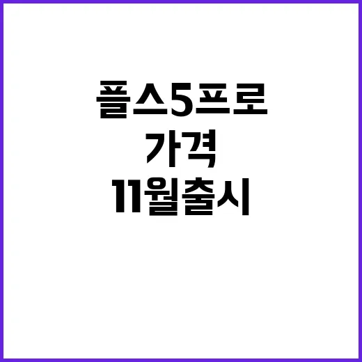 플스5 프로 가격 폭탄 11월 출시!