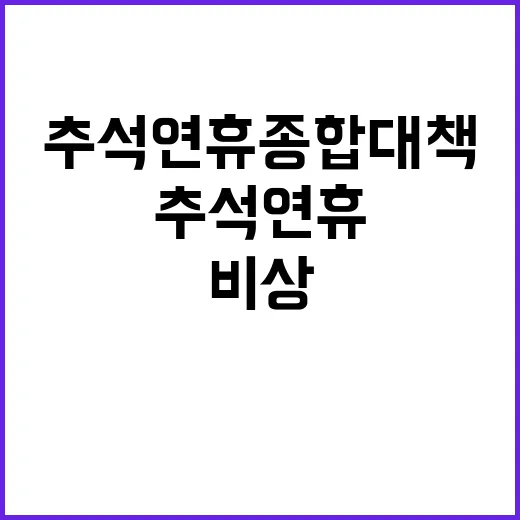 화천군 비상 의료체계 추석 연휴 종합대책 완벽 수립!