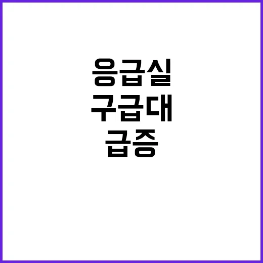 구급대 환자 이송 …