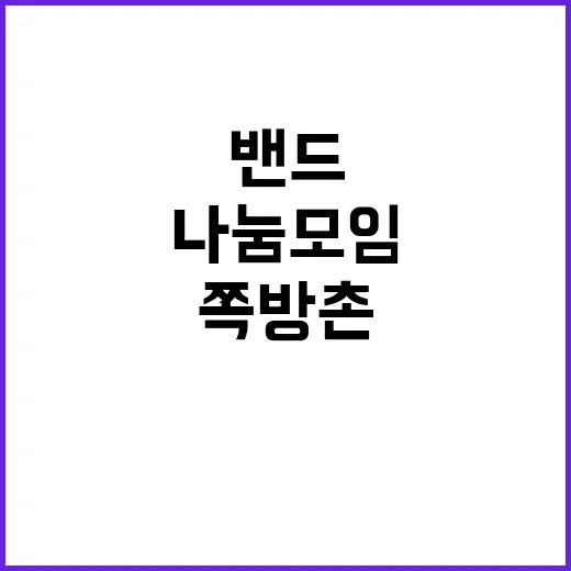 임영웅 밴드 나눔 …