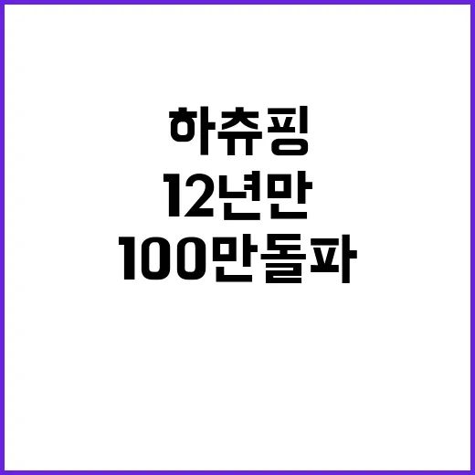 하츄핑 열풍 12년…